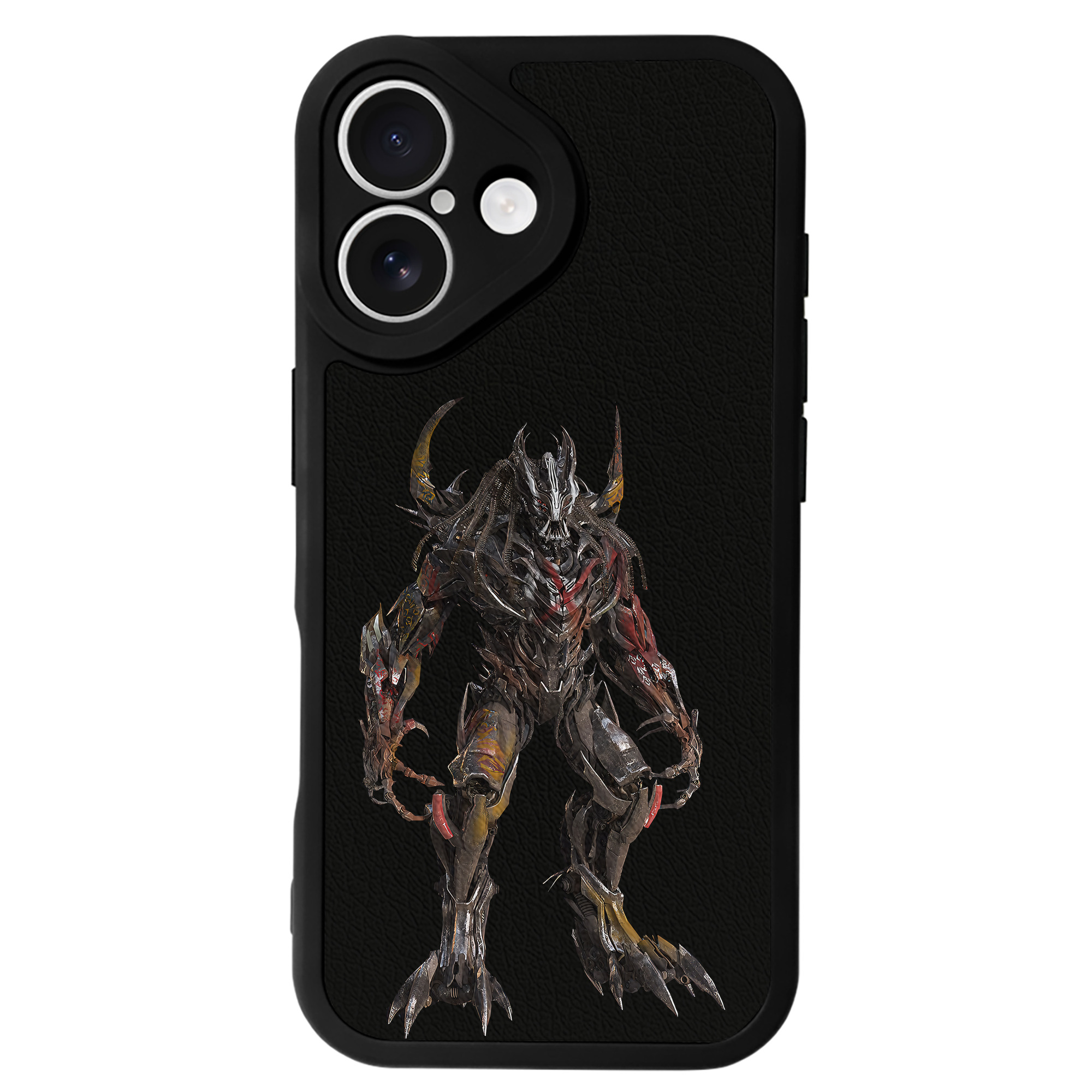 （画像用） Transformers トランスフォーマー 【iPhone 16シリーズ対応】シリコンスマホケース（レザー調） 材質：シリコン